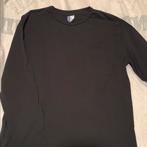 H&m black long sleeve men’s large